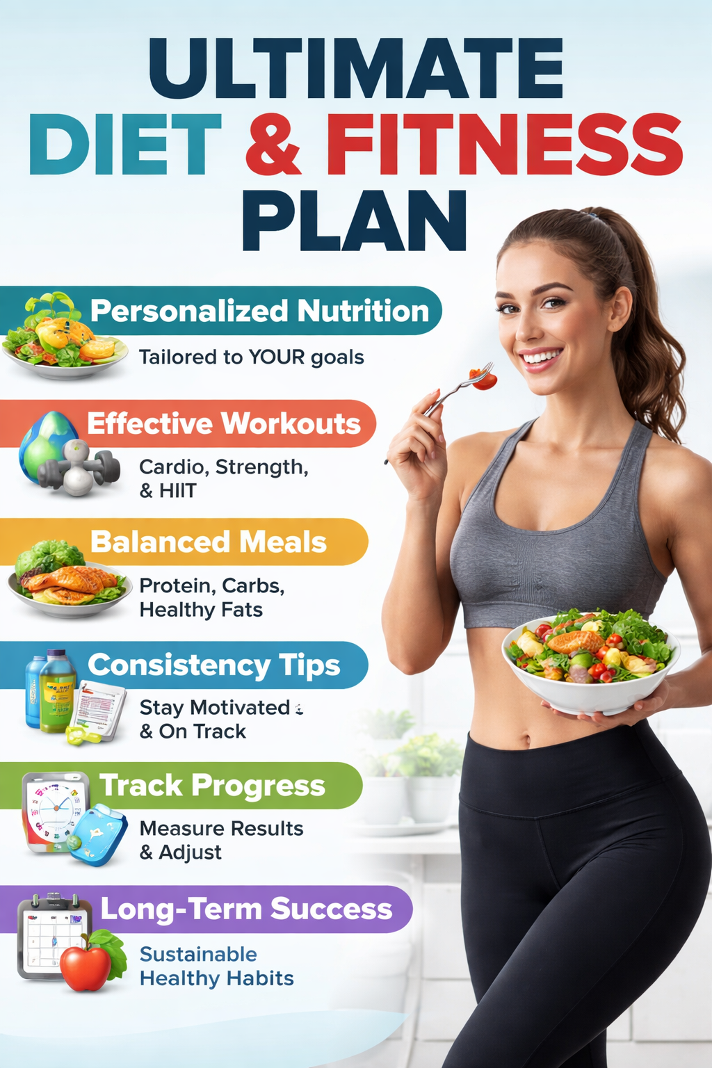 Ultimate Diet and Fitness Plan for a Healthier, Stronger You